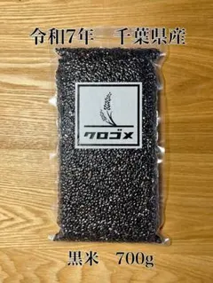 【元祖古代米販売店】令和7年　千葉県産　黒米　古代米　もち米　700g -9-のサムネイル