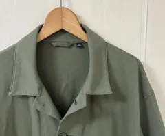 UNIQLO ユニクロ メンズ オーバーシャツ XL カーキ