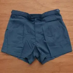 '80s DESCENTE デサント ショートパンツ M 灰色 ブルーグレー