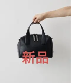 新品未使用】イアパピヨネ スタッズボストンバッグ 2way タグ付き