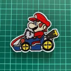 スーパーマリオワッペン　アイロン刺繍1枚売り
