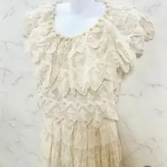 レースワンピース上下 アイボリー