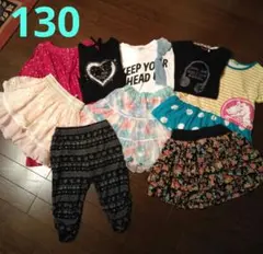 夏服まとめ売り❤130女の子 9枚