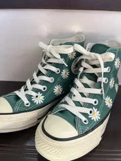 converse ALLSTAR ハイカット スニーカー デイジー グリーン