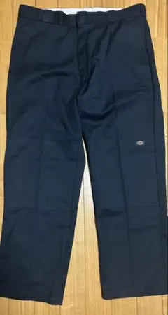 Dickiesブラックダブルニーワークパンツ　40×32