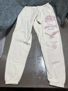 YOUNGLA スウェットパンツ XX-LARGE クリーム色
