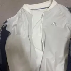 アディダスゴルフ ファブリックミックス ストレッチ 長袖 ジャケットL