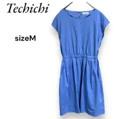 Techichi テチチ　ワンピース　フレアワンピース　ノースリーブ　リネン　Ｍのサムネイル
