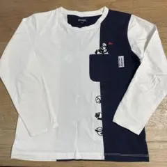 graniph長袖カットソー ローリングパンダ　120cm