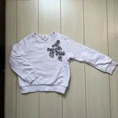 組曲 女児トレーナー ピンク 100〜110