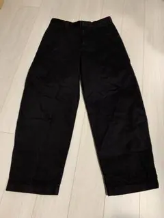 UNIQLO メンズ チノパン ブラック ウエスト79cm 【美品】ワイドパンツのサムネイル