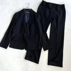 ViVifleurs スーツ 15号 17号 パンツスーツ 黒 セットアップ