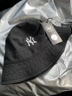タグ付き Yankees '47 バケットハット ブラック 58-59cm