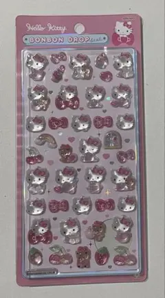 正規品 キティ ボンボンドロップシール
