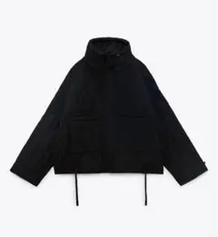 ZARA ショートパフジャケット　キルティングジャケット