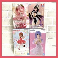 ❖ フィギュアまとめ売り ❖ 桜ミク/アルベド/鈴木羽那/木之本桜 4点