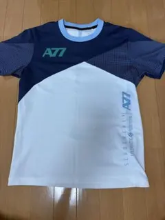 asics A77 メンズ 半袖 Tシャツ ホワイト ネイビー