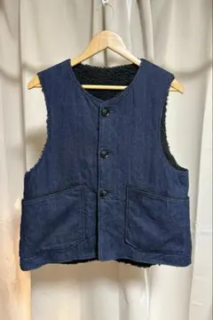 ENGINEERED GARMENTS リバーシブルジャガードベスト Engineered Garments(エンジニアドガーメンツ) リバーシブル
