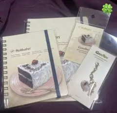 ロルバーン ポケット付メモL M アメリカンスイーツ チャーム ブックマーク