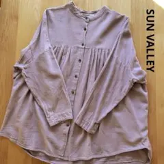 SUN VALLEY◆サンバレー　長袖シャツブラウスM