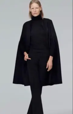 ZARA WOMAN コート　 ケープ　ポンチョ