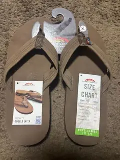 最終価格❗️RAINBOW SANDALS ダブルレイヤー ブラウン XL - メルカリ