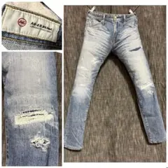 AG-ED DENIM TELLIS ダメージ加工デニム　日本製　デニム界の巨匠のサムネイル