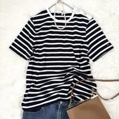 トミーヒルフィガー ボーダーTシャツ S 半袖 マリン
