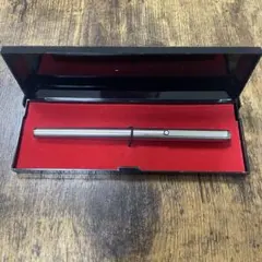 モンブラン スリムライン ローラーボール シルバー ケース付　キャップ式