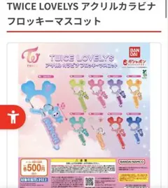 TWICE LOVELYS アクリルカラビナフロッキー TZUVELY×2