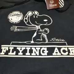 新品 ピーナッツ スヌーピー アメリカ製 フライング エース フーディー L