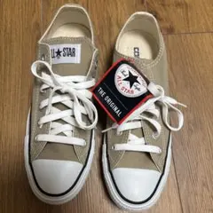 新品　converse コンバース オールスター ベージュ スニーカー靴