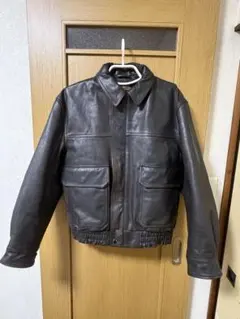 SKOOKUM レザー ジャケット ダークブラウン