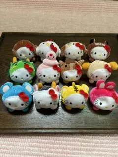 未使用　レア　キティ 十二支 おてだま　ぬいぐるみ ハローキティ 十二支おてだま 箱付 レア - メルカリ