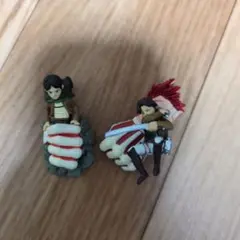 進撃の巨人 立体起動 スペシャルフィギュア ミカサ エレン 2体セット