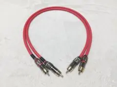 自作ケーブル/MOGAMI 2534 赤 モンスターケーブルプラグ 約57cmのサムネイル