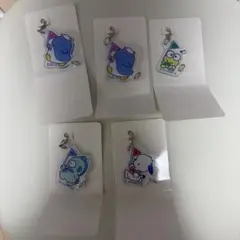 はぴだんぶい アクリルチャーム 5個セット
