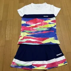 Admiral テニスウェア 上下セット オレンジ ホワイト - メルカリ