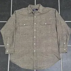 90s Polo Ralph Lauren チェック柄　コットンネルシャツ