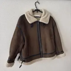 ⭐︎新品 Vin ボアジャケット ブルゾン Mサイズ モカ ココア - メルカリ