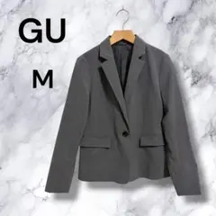 GU ジーユー ウォッシャブルテーラードジャケットZ グレー M