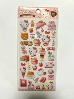 正規品 キャンディ ステッカー ハローキティ カミオジャパン 立体シール