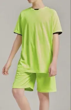 ☆Tシャツ ショーツパンツ セットアップ イエロー ジャージ 150cm 黄色