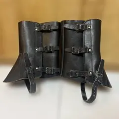 ☆乗馬 チャップス・ゲートル 乗馬用 黒 本革 調整可☆