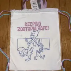 ディズニーストア　ズートピア　巾着袋バッグ