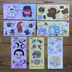 NHK キャラクター ステッカー 6枚セット どーもくん ワンワン チコちゃん