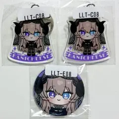 サキュバス酒場 かにちーず アクリルキーホルダー 缶バッジ ウェブポン