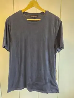 上品◇マイケルコース MK刺繍ロゴ Tシャツ M ネイビー チャコール