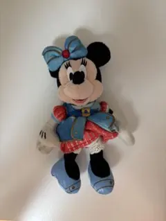 東京ディズニーシー15周年ミニーマウス ぬいぐるみバッチ