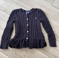 【おまとめ】雪の結晶模様ニット帽2点セット　とラルフローレン　カーディガン　4T